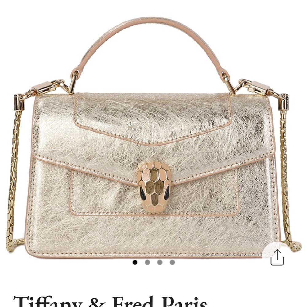 NWT Tiffany & Fred Metallic Crossbody Bag
